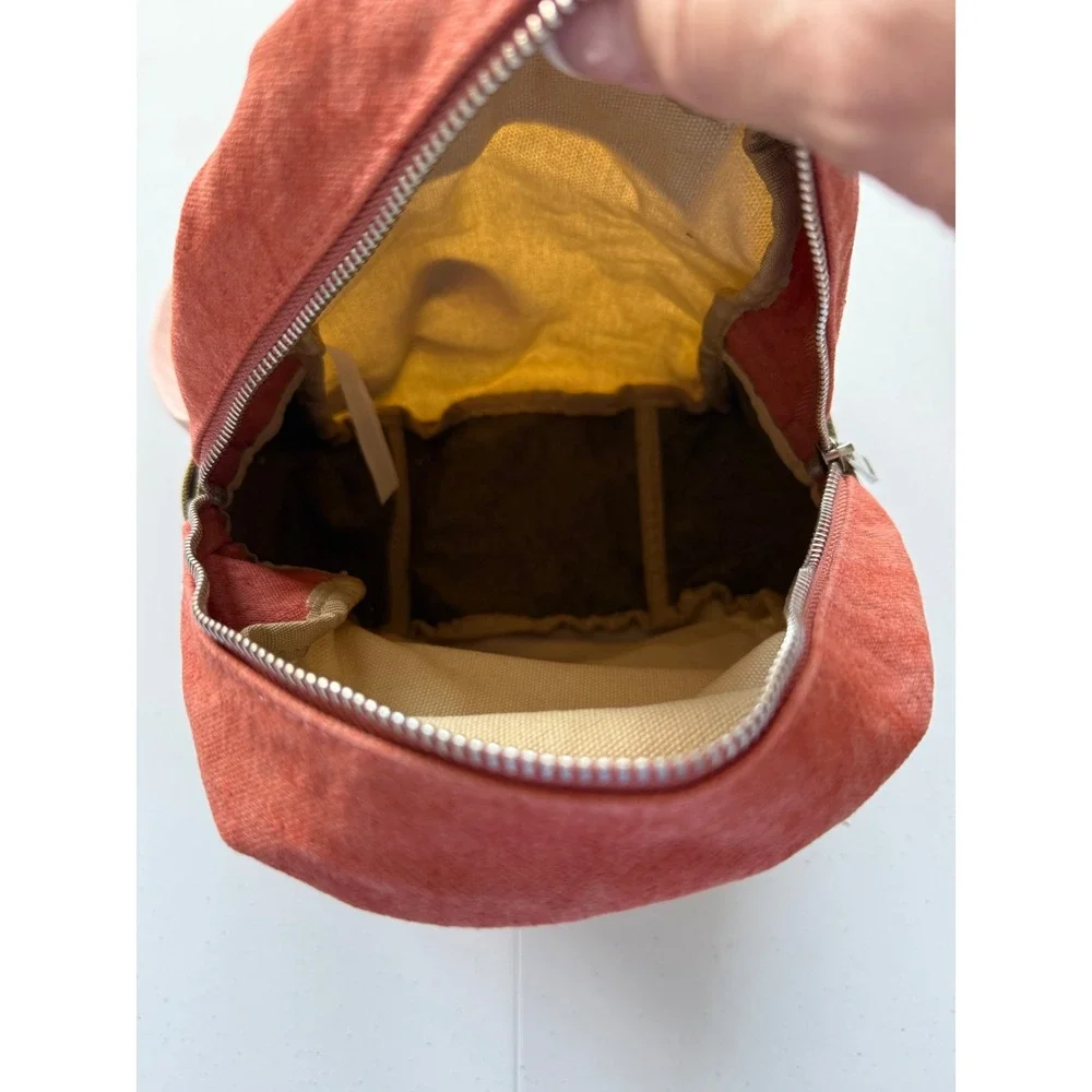 BDG Urban Outfitters Mini Colorblock Canvas Backpack Orange Green Rust Pink Boho
